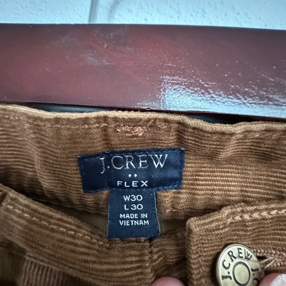 J. Crew Men's brown Corduroy Straight Leg Pants